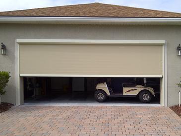 Motorized Garage Door Screen